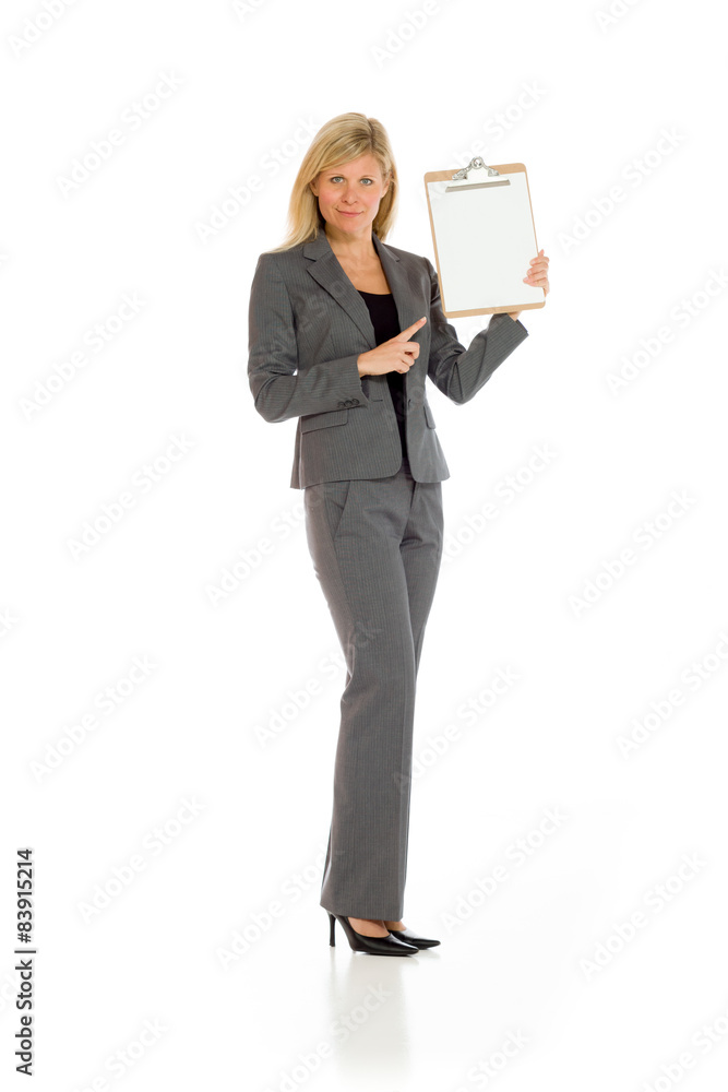 Model shot in studio on white