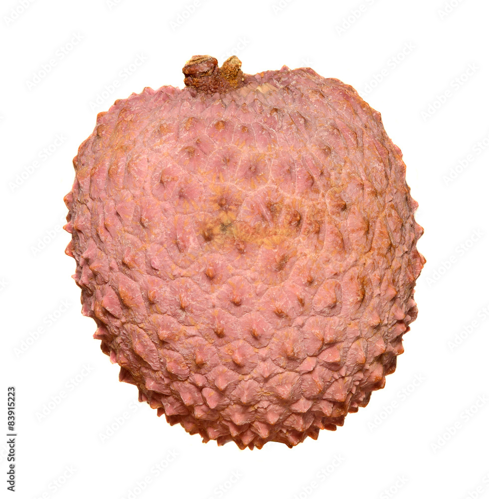 The lychee (Litchi chinensis) fruit, soapberry, Sapindaceae The lychee (Litchi chinensis) fruit, soapberry, Sapindaceae