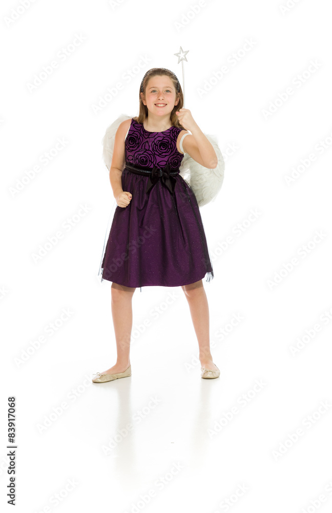 Fototapeta premium Model triumph victory fist