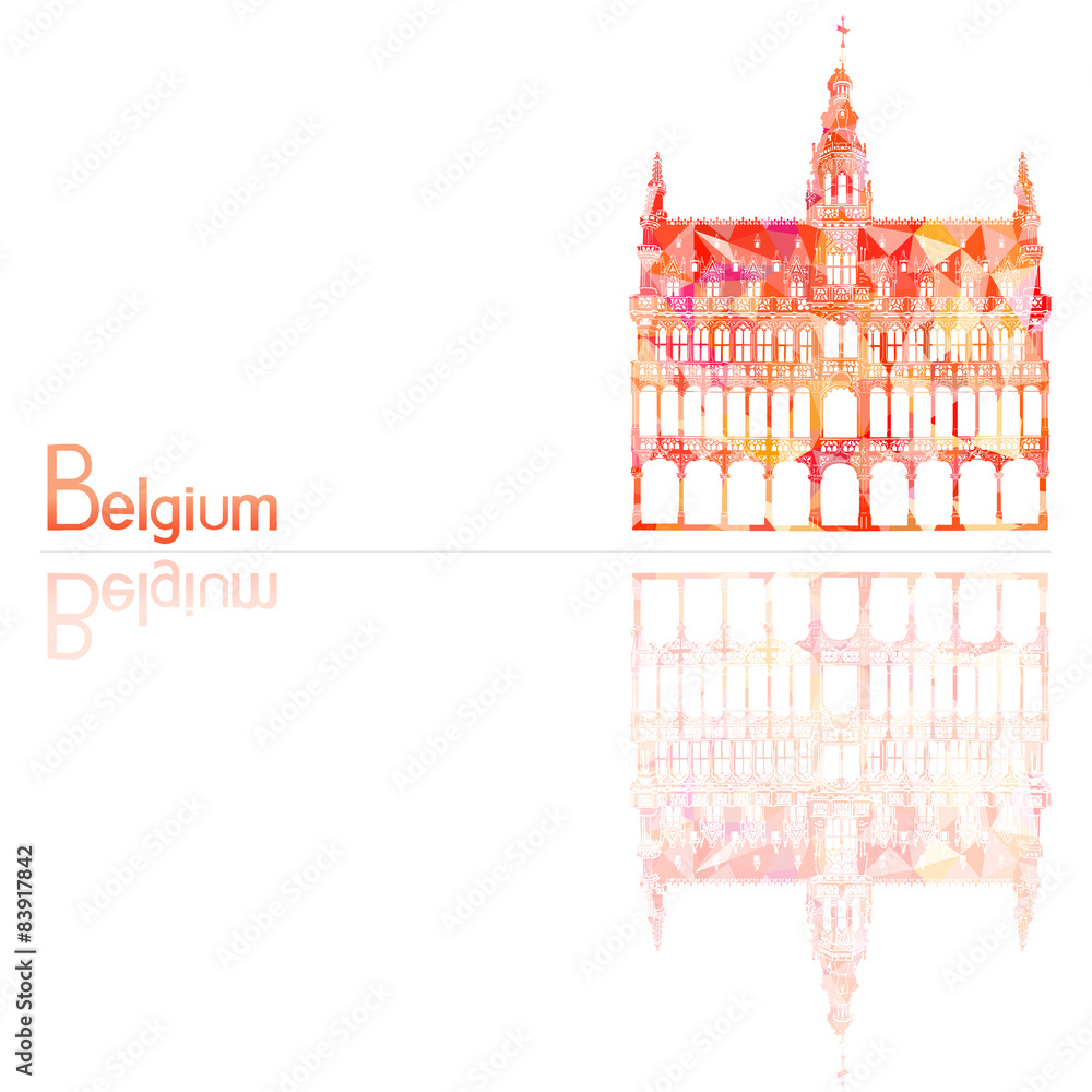 symbol of Belgium, vector illustration