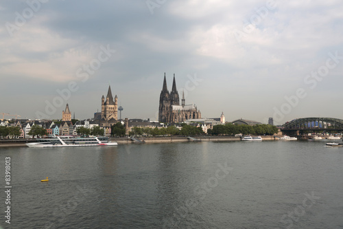 Köln Dom Rhein © Wosch