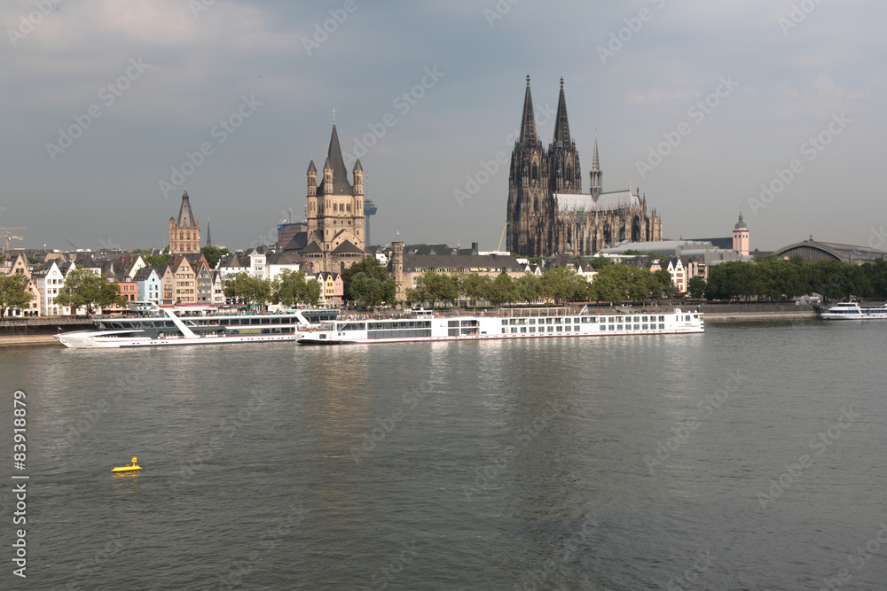 Köln Dom Rhein