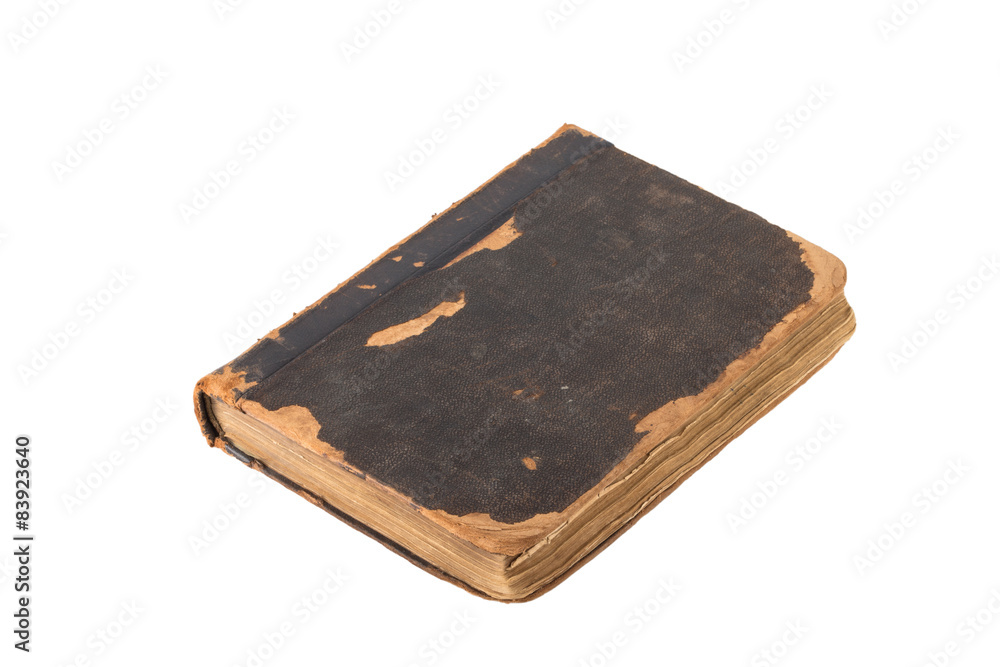 Old book isolated on a white background Old book isolated on a white background