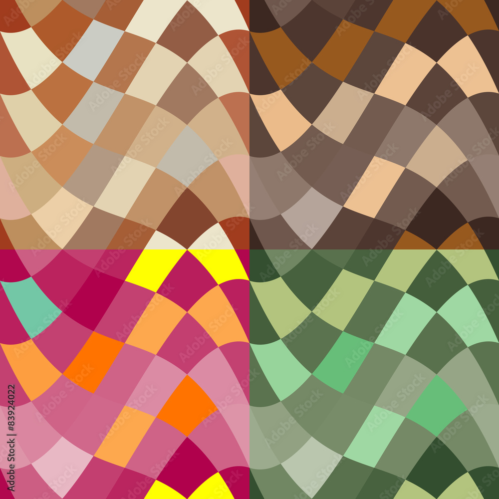 Abstract colour seamless patterns Abstract colour seamless patterns