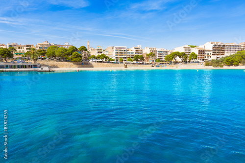 Majorca Porto Cristo beach in Manacor at Mallorca