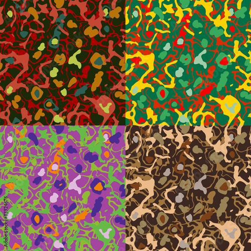 Abstract seamless patterns