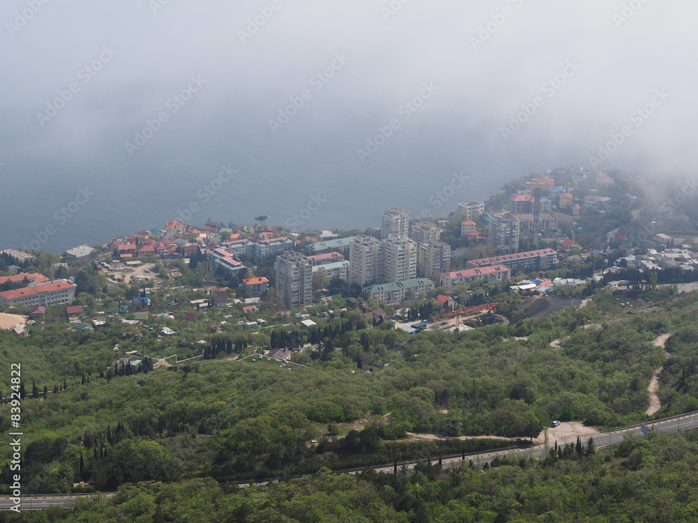 The town on the coast. Crimea