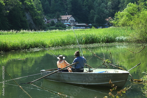 Obraz na plátně Couple de pêcheurs
