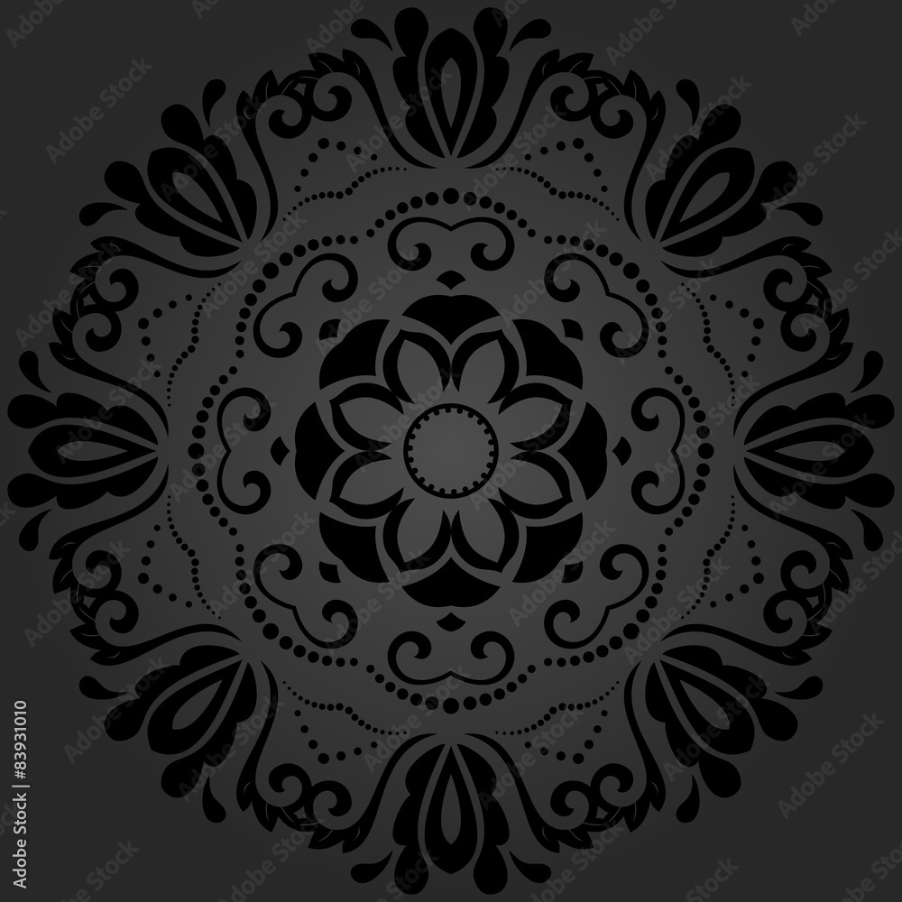 Floral Vector Abstract Pattern