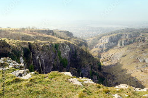 Fotografia, Obraz Cheddar Gorge, Mendip Hills, Somerset, England