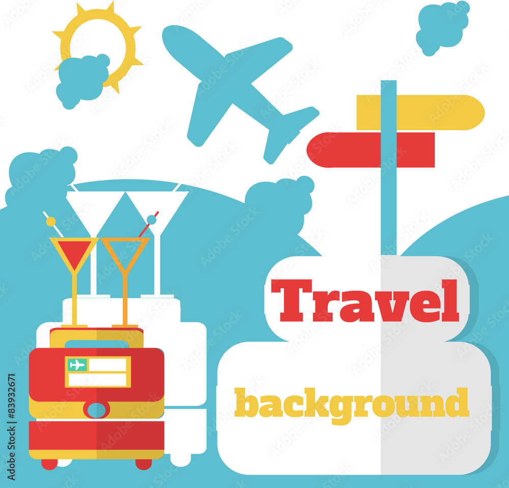 Travel and tourism background Travel and tourism background