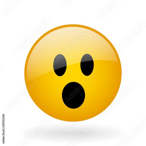vector glass smile