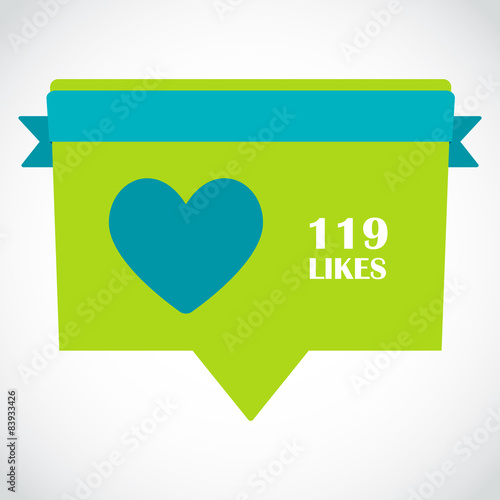 Likes counter icon