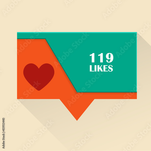 Likes counter icon