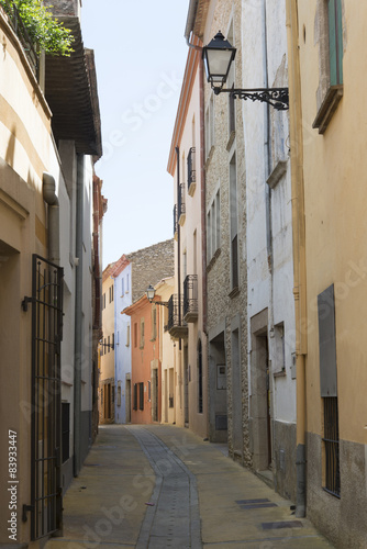 Begur with Castle, a typical Spanish town in Catalonia, Spain. © DalaiFood