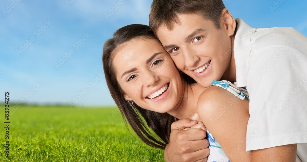 Obraz premium Couple, Love, Happiness.