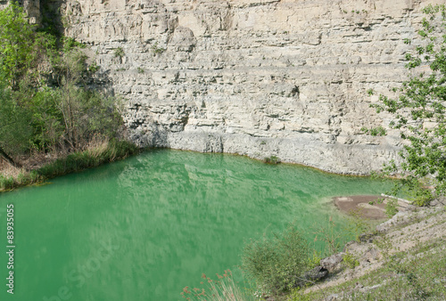 lake at a gravel quarry