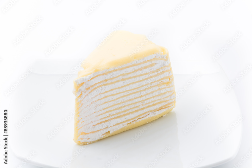 vanilla crape cake