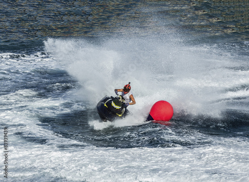 jet ski race competition photo