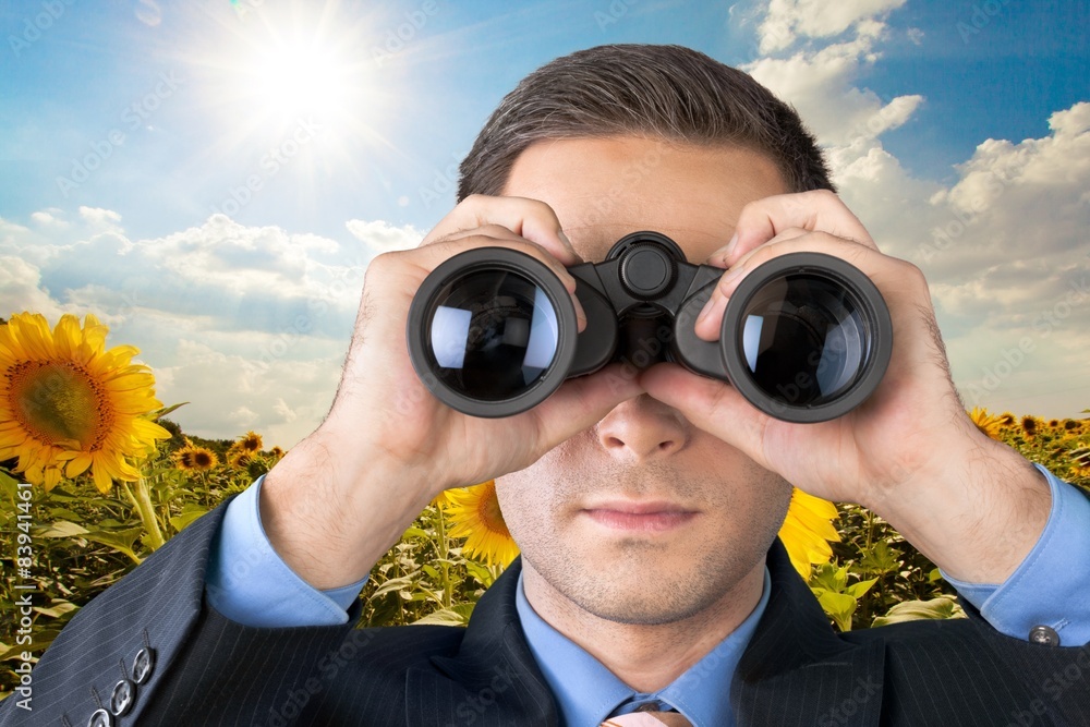 Binoculars, Surveillance, Business. Binoculars, Surveillance, Business.