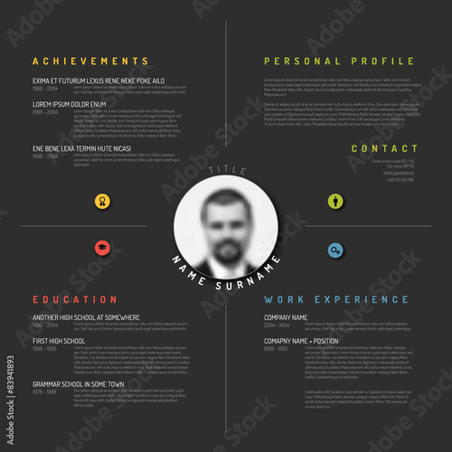 cv / resume template