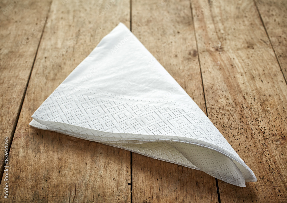 white paper napkins Stock Photo Adobe Stock