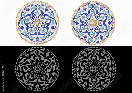 5 ve 6 lı dairesel motif