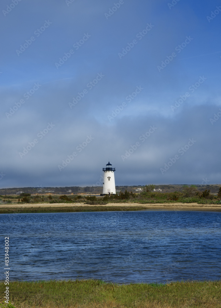 Edgartown Harbor Light on Martha's Vineyard in Massachusetts