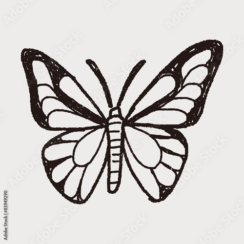 butterfly doodle