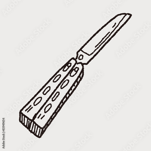 knife doodle