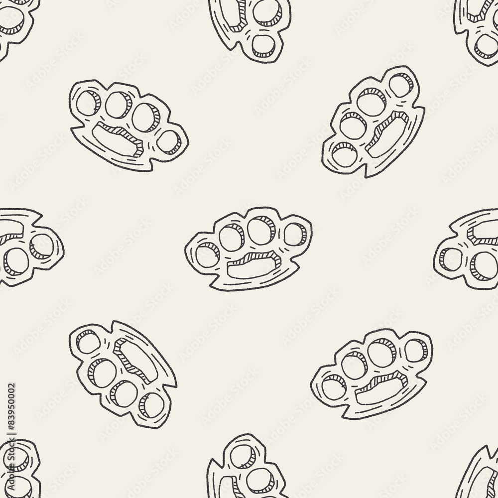 Knuckles doodle seamless pattern background Knuckles doodle seamless pattern background