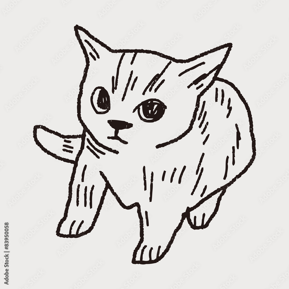 cat doodle drawing cat doodle drawing