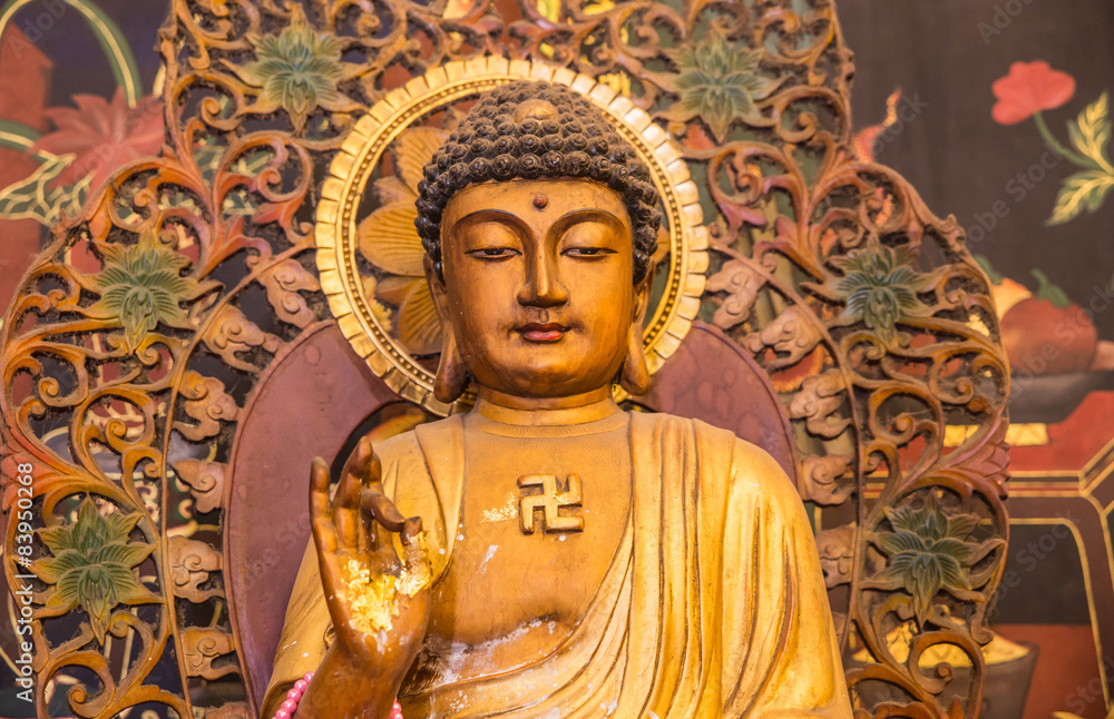 Bodhisattva Buddha statue in ayutthaya,thailand