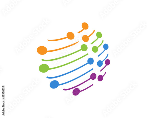 Colorful Global Tech Logo
