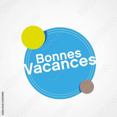 bonnes vacances