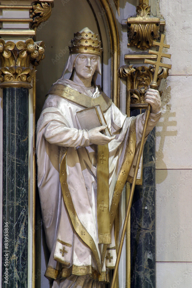 Fototapeta premium Saint Fabian, Zagreb cathedral