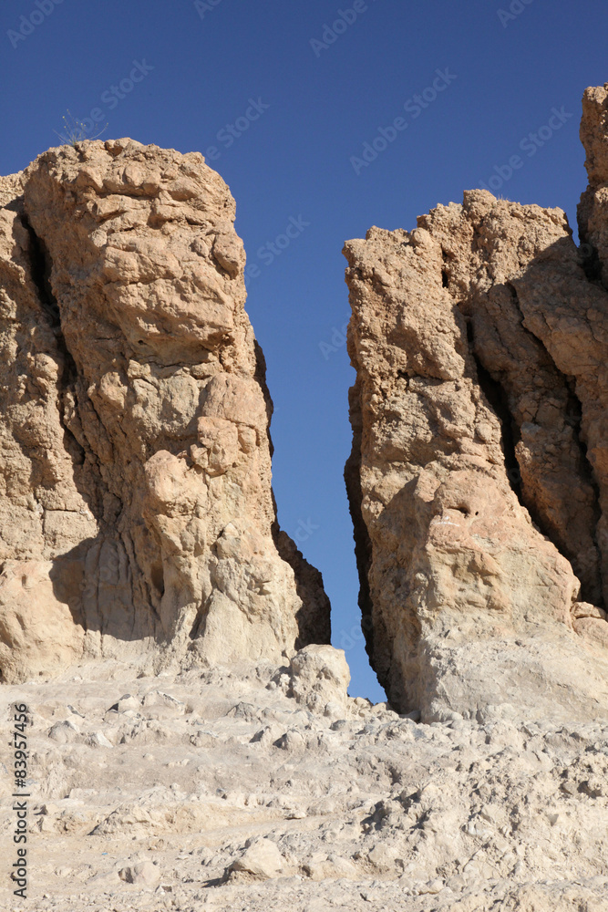 Fototapeta premium Atlas Mountains, Chebika, border of Sahara, Tunisia