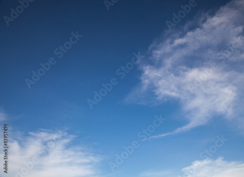 Blue sky and cloud background © amnarj2006
