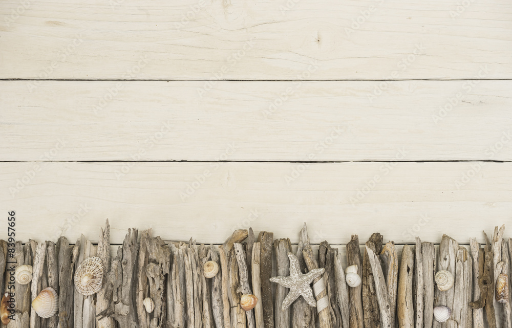 Strandurlaub Hintergrund maritim Stock-Foto | Adobe Stock