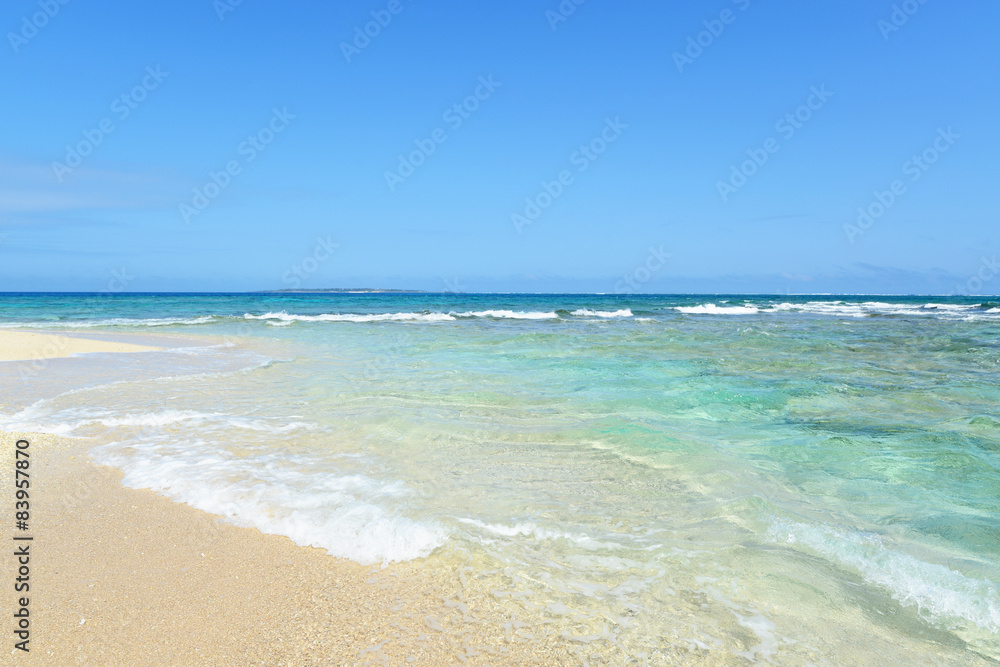 Obraz premium 沖縄の美しいビーチ