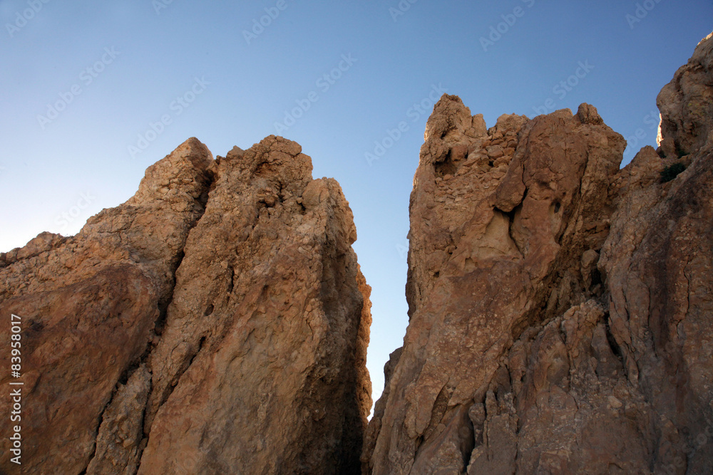 Atlas Mountains, Chebika, border of Sahara, Tunisia