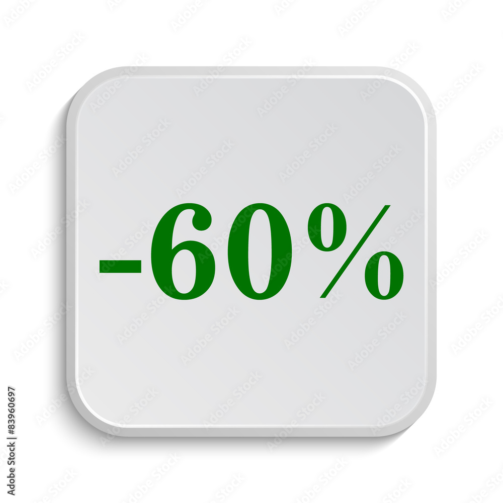 60 percent discount icon