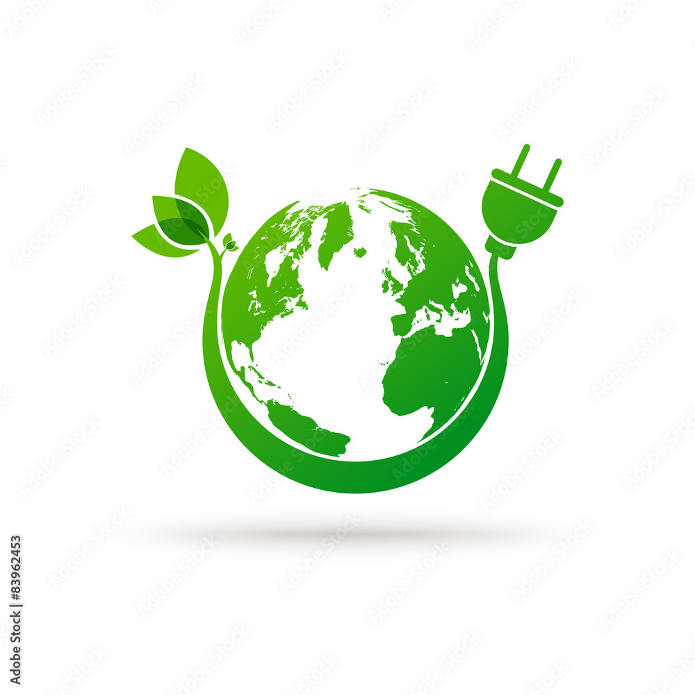 Green earth eco concept