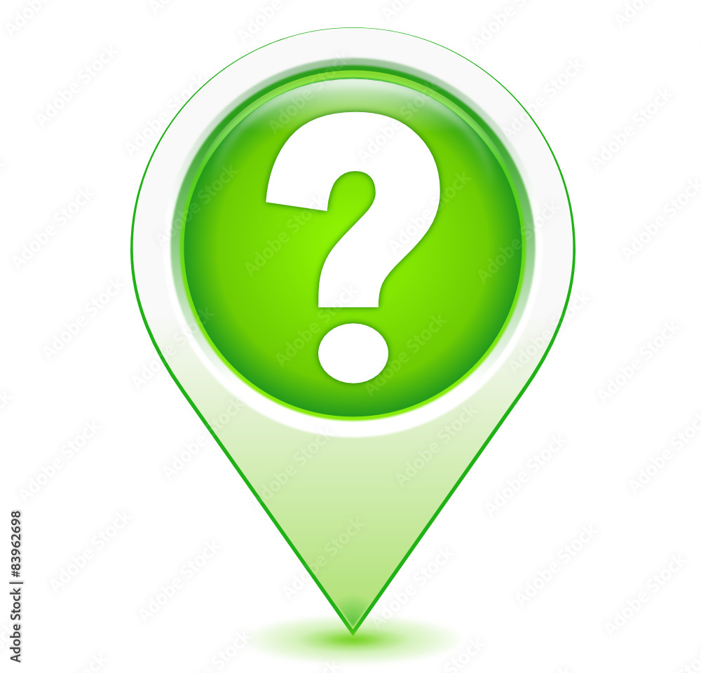 aide point d'interrogation marqueur géolocalisation vert aide point d'interrogation marqueur géolocalisation vert