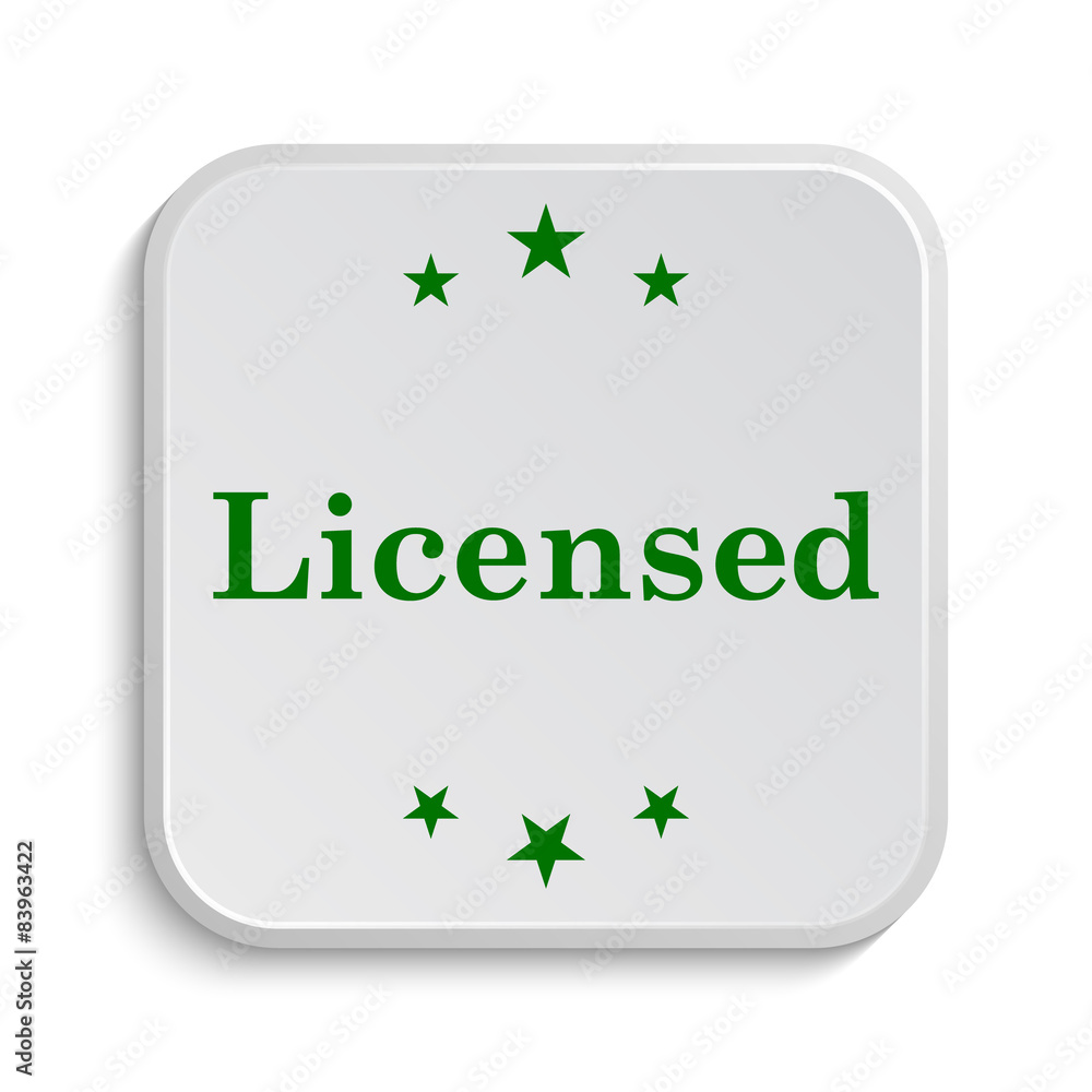 Licensed icon