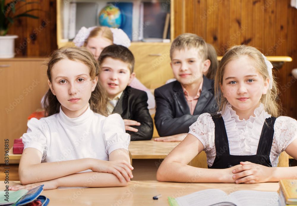 Fototapeta premium Children at school