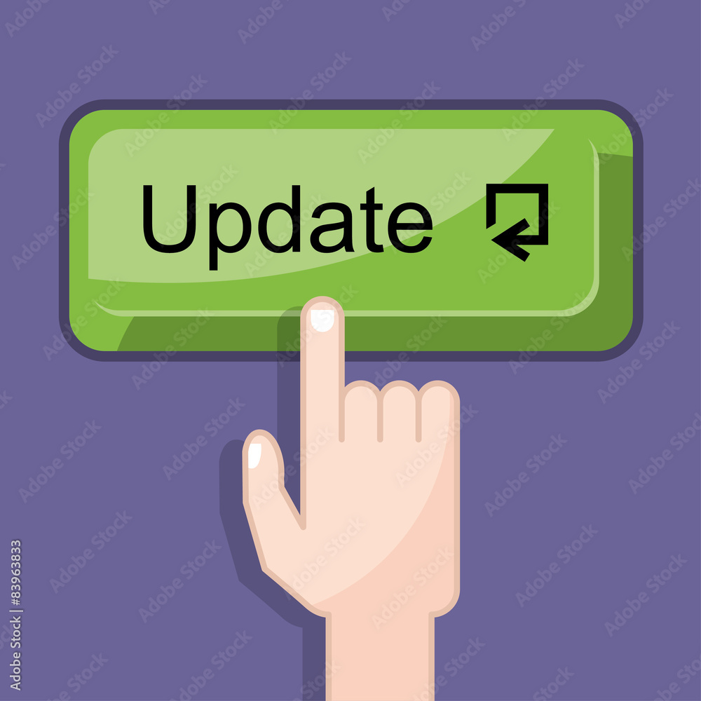 press button update press button update