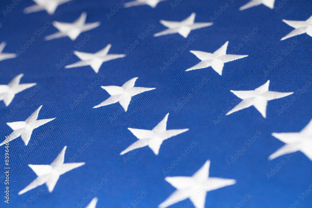 USA flag stars making pattern - studio shot USA flag stars making pattern - studio shot