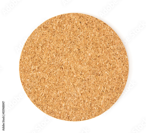 Cork drink coaster