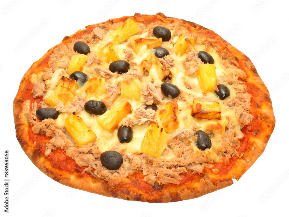 Tuna Fish And Pineapple Pizza